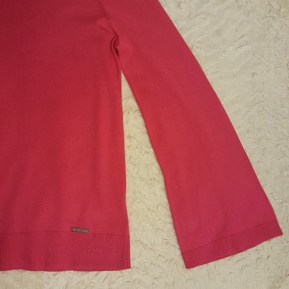 Pink Michael Kors Bell Sleeve Cotton Blend… - Picture 5 of 9